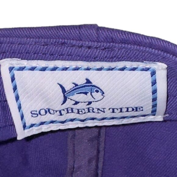 Southern Tide Team Colors Skipjack Strapback Hat Regal Purple OS - Picture 7 of 7